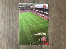 Arsenal official brochure for sale  LONDON