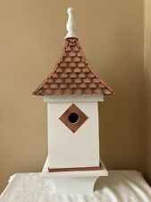 Good Directions Copper Shingle Roof Mango Wood Villa Birdhouse - BH201WWHT for sale  Shipping to United Kingdom