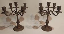 Pair bronze candlestick d'occasion  Expédié en Belgium