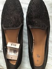Black flat shoes for sale  GLASTONBURY
