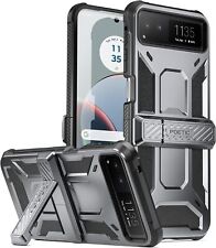 Poetic Spartan Case For Motorola Moto Razr 2023 Kickstand Hybrid Cover Gun metal for sale  Shipping to South Africa