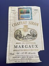 étiquette château siran d'occasion  Toul