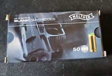 Walther Germany empty Ammo Box 9 mm PAK Blanc Cartridges , used for sale  Shipping to South Africa