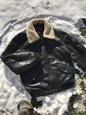 Vintage black leatherjacket gebraucht kaufen  München