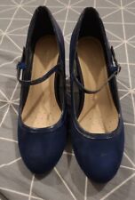 Navy Suede Heels - Matalan -size 6 for sale  Shipping to South Africa