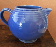Vintage USA Art Pottery Blue Teapot No Lid, used for sale  Shipping to South Africa