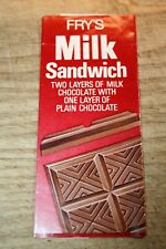 Chocolate bar frys for sale  LISKEARD