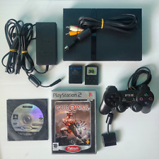 Playstation 2 PS2 Slim Game Sony Console Pacote Cabos Controle Totalmente Funciona CD comprar usado  Enviando para Brazil