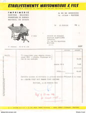 1963 imprimerie papeterie d'occasion  France