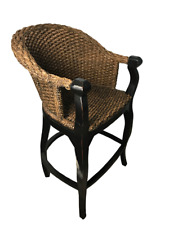 2 wicker bar chairs height for sale  Carmel
