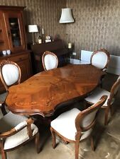 Italian inlayed dining for sale  MANCHESTER