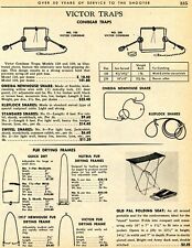 1966 Print Ad of Victor Conibear Traps, Snares & Fur Drying Frames for sale  Shipping to South Africa