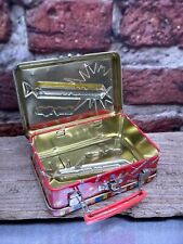 Smarties Vintage Metal Tin "Snack" Mini Lunchboxes Trinket Candy Box Palm Size for sale  Shipping to South Africa