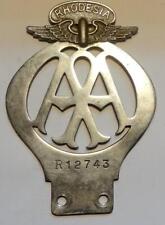 AA CAR BADGE RHODESIA - VINTAGE for sale  Shipping to South Africa