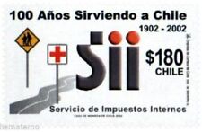 Chile 2002 #2098 100 años Servicio de Impuestos Internos Estampillada sin montar o nunca montada segunda mano  Embacar hacia Argentina