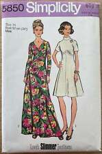 Vintage Dressmaking Sewing Pattern Simplicity 5850 Womens Size 14 Dress FF for sale  Shipping to South Africa