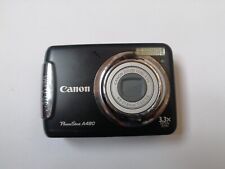 Cámara digital de fotos vintage negra AS IS CANON PowerShot A480 10,0 MP zoom segunda mano  Embacar hacia Argentina