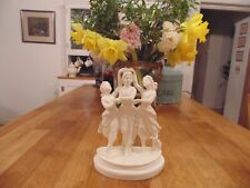 Alabaster figurine three for sale  LEYBURN