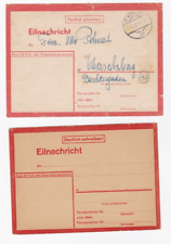 NS7 2 1944 SEGUNDA GUERRA MUNDIAL AUSTRÍA REICH TARJETAS SIGNO DE VIDA UNA P/M BERCHTESGADEN RARAS segunda mano  Embacar hacia Argentina