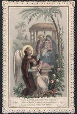 Cartão sagrado antigo canivete da Sagrada Família estampa santino imagem pieuse comprar usado  Enviando para Brazil