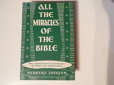 Todos os Milagres da Bíblia por Herbert Lockyer (Jaqueta de pó capa dura 1965) comprar usado  Enviando para Brazil