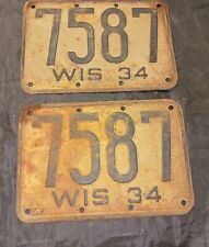 Pair 1934 wis. for sale  Colfax
