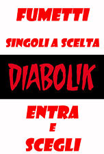 Diabolik fumetto volumi usato  Milano