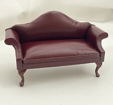 sofa leather brown couch for sale  Concord