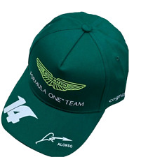 Usado, NOVO. Boné verde Fernando Alonso Aston Martin Racing F1 #14. OSFM. Snapback. comprar usado  Enviando para Brazil