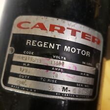 Used, Carter Dc Motor 1/15 Hp Continuous .8 Amp 1125 Rpm for sale  Shipping to South Africa