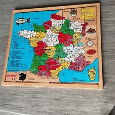 Puzzle bois carte d'occasion  Pontcharra