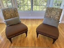 Pair fabric upholstered for sale  Bernardsville