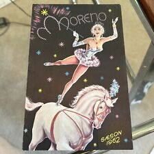 Programa de circo dinamarquês Moreno original 1962 raro comprar usado  Enviando para Brazil