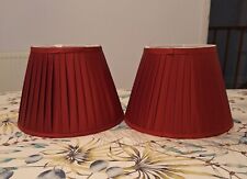 Lampshades red cranberry for sale  HULL