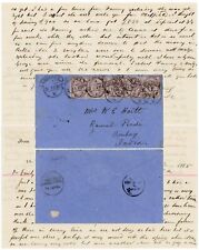 1885 letter joseph for sale  LONDON