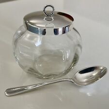 solid silver jam spoon for sale  POTTERS BAR