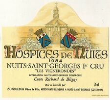 Etiquette vin bourgogne d'occasion  Dijon