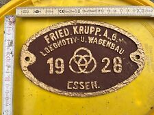 Waggonschild essen 1928 gebraucht kaufen  Lichtenau