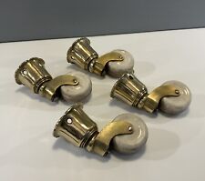 brass castors for sale  SNODLAND