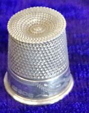 Antique Solid Silver Thimble James Swann 1915 for sale  LOOE