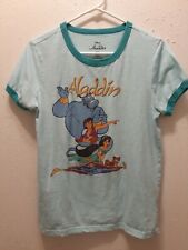 Camiseta Disney Aladdin Jasmine Genie Tapete Mágico Azul Gráfico Médio Grande  comprar usado  Enviando para Brazil