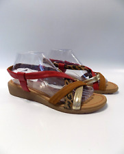 Low wedge sandals for sale  MANCHESTER