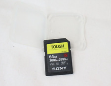Tarjeta de memoria Sony 64 GB SF-G serie UHS-II SDXC RESISTENTE - V90 segunda mano  Embacar hacia Argentina