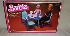 CADEIRAS DE MESA VINTAGE 1978 MATTEL BARBIE DREAM MÓVEIS SALA DE JANTAR AZUL # 2475 comprar usado  Enviando para Brazil