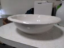 Vintage Homer Laughlin Large 15" Bowl Wash Basin White Ceramic Glazed RARE  for sale  Shipping to South Africa