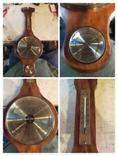 Vintage wood barometer for sale  CHEPSTOW