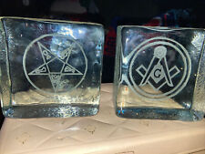 Pair glass bookends for sale  Shrewsbury