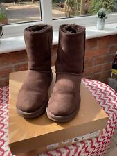 classic short chocolate ugg boots for sale  KING'S LYNN