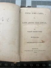 La cabaña o la vida entre los humildes del tío Tom 1864 Harriet Beecher Stowe segunda mano  Embacar hacia Argentina