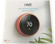 SELLADO: Programa Google Nest 3a Generación Termostato WiFi Color Cobre T3021US segunda mano  Embacar hacia Argentina